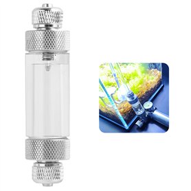 Annlpoy 1pcs Compteur De Bulles De Co2, Accessoires De Pompe à Air pour Aquarium Régulateur de CO2, Système Anti-Retour, Facile  Annlpoy 1pcs Compteur De Bulles De Co2