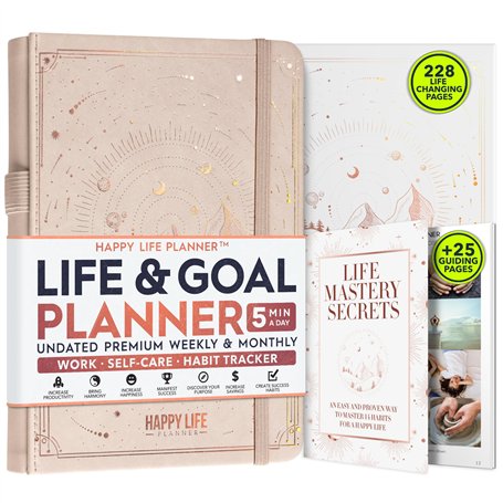 Life Master Planner – Un voyage de 12 mois pour écraser vos objectifs