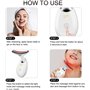 Queath Appareil Anti Rides Visage,Appareil de Beauté,3 Modes cou Appareil de Raffermissement du Visage,Appareil EMS 45°C Lifting