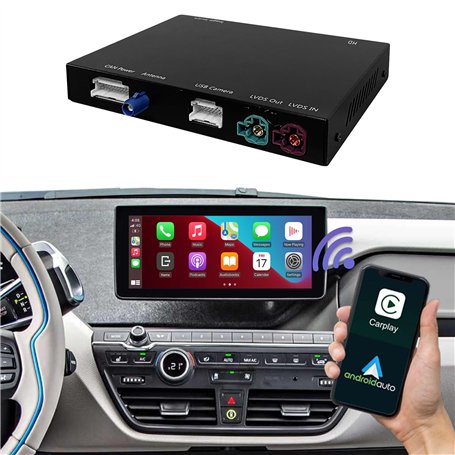 Road Top Carplay sans Fil Android Auto pour BMW i3 I01 2012-2017 année avec NBT système