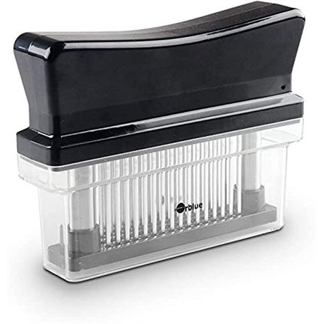 Fdit Attendrisseur de Viande 48 Lames d'Aiguille en Acier Inoxydable Ultra-Sharp Tenderizers Outil de Cuisine Manuel pour Boeuf