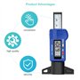 RUIZHI Jauge de Profondeur Numérique de Pneu Jauge Caliper LCD 0-25.4mm de Profondeur Numérique des Pneus Gauge pour Auto Moto V