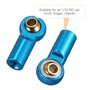 RUIZHI 10 Pièces M3 Rotule Embout Rotule Lien Rotule Support pour 1/10 Voiture d'escalade TRX4 D90 SCX10 Camion Buggy Chenille