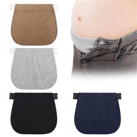 4 Pièces Extensions de Bouton Pantalon Élastique de Maternité