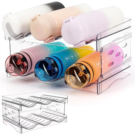 Bangbobi Range-Bouteilles Porte-Bouteilles empilable pour réfrigérateur