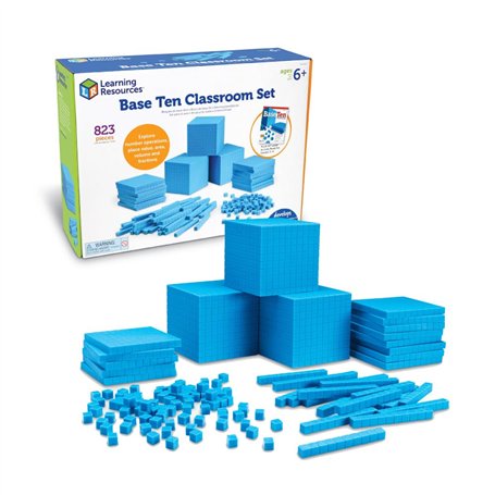 Learning Resources Kit pour la Classe de Base 10 en Plastique rainuré