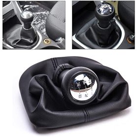 SOEWIOU 5 Vitesses Pommeau de Levier de Vitesse Couvercle Anti-poussière 207 307 308 CC