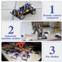 10 x Servomoteur 9G Micro Servo Motor Transmission en métal Haute vitesse Rotation à 360° pour RC Hélicoptère/Avion, Voiture, Ba