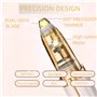 Tondeuse à Sourcils,Epilateur Sourcil Epilateur Sourcil électrique pour femmes,Épilateur Visage Femme Indolore Flawless avec bro