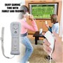 Leikurvo Manette de jeu à distance Wii, télécommande Wii avec Nunchuck, manette Nunchuck pour connexion Wii Remote Plus manette