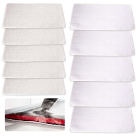 Lot de 10 chiffons de rechange pour nettoyeur vapeur Vileda - En microfibre - Compatibles avec Vileda Steam XXL - Lavables - Hou