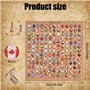 Punaises Drapeau National 291 Pièces - Épingles Décoratives Pays Carte Avec Plaques de Liège - Métal Pins Créatifs Pour Tableau
