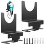 Lot de 2 supports muraux pour meuleuse d'angle en acier au carbone - Pour toutes les marques - Accessoires pour tailleur