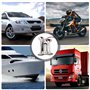 Klaxon de camion 12 V - Super fort - Avec compresseur - Double tube - Pour tous les véhicules 12 V - Camion, train, voiture, bat