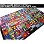 119 x 76,1 cm - Crochet de suspension militaire tactique - Surface Velcro - Tapis d'affichage mural - Tableau d'affichage - Avec