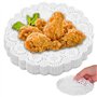 Lot de 280 petits napperons ronds en papier pour gâteau - 24 cm - Blanc - Pour décoration de gâteaux et desserts