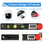 XTVTX Détecteur d'angle numérique, 0~999 ° Règle de rapporteur numérique Goniomètre de niveau à bulle Jauges d'angle électroniqu
