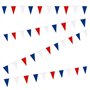 1 guirlande de fanions tricolores de 18 m
