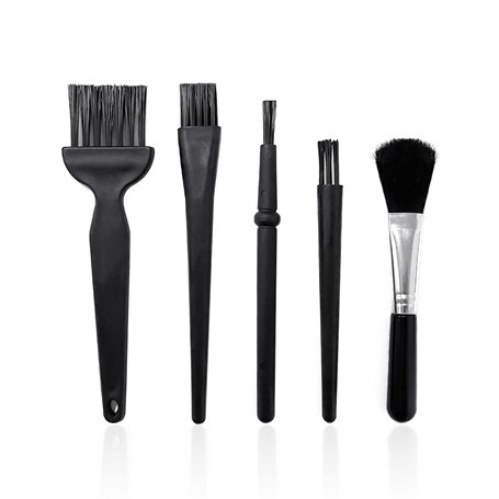 CQQNIU Kit de 5 brosses de nettoyage antistatiques pour ordinateur dont une brosse pour clavier et une pour caméra