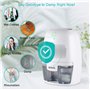 Déshumidificateur Electrique Aidodo 600ml d'air Deshumidificateurs Absorbeurs d Humidite Réservoir d'eau Mini Portable Dehumidif