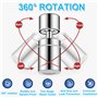 Aérateur de Robinet, 360° Pivotant Robinet, 2 Modes Mousseur Robinet Economie Eau, Aérateur de Robinet pour Robinets M22 ou M24 