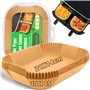 HUMTEOXI 200 Pièces Papier Cuisson Air Fryer