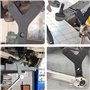 Outil de suspension pour bras de suspension,Outil de démontage de bras inférieur et rotule pour automobile,extracteur de rotule,