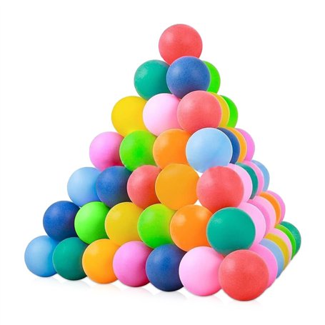 mizikuu 50 Pièces Balles de Ping Pong