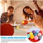 Riisoyu Balles de Tennis de Table, 40 Pieces Balles de Ping-Pong Colorées Balles D'entraînement de 40 mm pour l'entraînement et