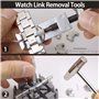 Kit Réparation Montres, GLDCAPA Kit de Remplacement des Piles de Montres Professionnelles, Kit d'outils Pour Retirer les Maillon