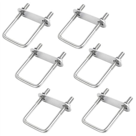 6 Pièces Boulons en U M6