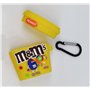 SHAMO Coque de protection 3D en silicone pour AirPods 1&2, design M&M's de dessin animé, protection pour Airpods, design élégant