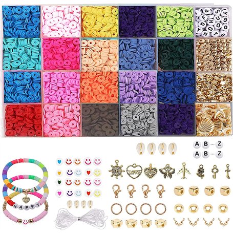 3300+ Pièces Kit Perles Plates