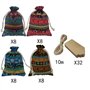 DUGYIRS 32 Pièces Sacs en Toile de Jute Sacs Cadeaux avec Cordon de Serrage 13cm x 18cm Style d'Art Ethnique Pochettes à bijoux 