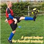 iTYOOS Ballon D'entraînement de Football pour Enfant Football Entrainement Élastique Ceinture Ajustable Solo Kicking Pratique po