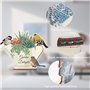 DCIDBEI 5D Diamant-Painting Objets de Décoration || Diamond Painting Fleurs et Oiseaux|| Tableau Diamant Statues Décoratives ||C