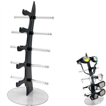 Support de Lunettes Présentoir De Lunettes Porte Monture Lunettes en Plastique Organisateur De Lunettes Support D'Affichage de S