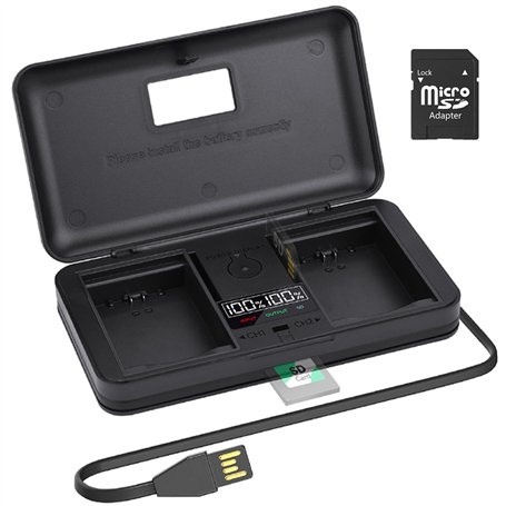 Samrt Chargeur LP-E8 pour appareil photo Canon EOS Rebel T2i