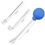 Riisoyu Tonsil Stone Remover, Nettoyage pour Soins bucco-dentaires comprend 2 pipette d’aspiration Pailles de Nettoyage pour Soi