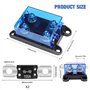 mizikuu Porte Fusible Voiture, Porte-fusibles ANM Porte-fusible Mega 2 Voies avec 2 Fusible Boulonné 100A à Courant élevé pour V