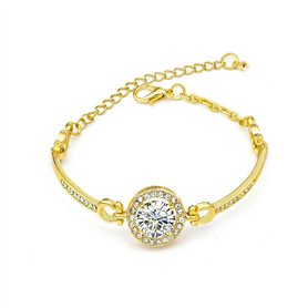MAGIIE Fantaisie Bijoux Classique Bracelet Argent Femme,Bracelet Argent Femme Ajustable,Bracelet Chouette Femme (Or) MAGIIE Fantaisie Bijoux Classique Bracelet Argent Femme