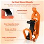 Udbrud 2PCS Support Pelle pour Barres de Toit, Orange Support de Pelle avec 4 Vis et 4 écrous, Supports de Montage Mural, Kit de