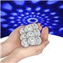 Snowtain Boule À Facettes 3cm Argent Boule à Facettes Disco Miroir Boule pour la Décoration de Noël Vacances Fête Décoration(12 