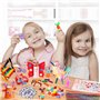 Kit de bricolage pour enfants - Lot de 1500 pièces - Accessoires de bricolage créatifs - Pompons à paillettes, scrapbooking, plu