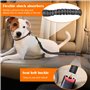 DATEFUN Ceinture Chien Voiture - 2 Pièces Ceinture Securite Chien Voiture avec Absorption des Chocs et Sac de Rangement - Réglab