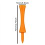 Orange Tee Golf Plastique 70mm