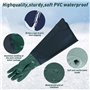 70cm Gants de Travail Étanche Gants de Nettoyage D'étang Allonger Gants de Ménage P