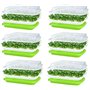 KAHEIGN 6 Pièces Plateaux De Germination De Graines avec Couvercle
