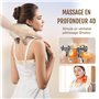 Appareil Massage Shiatsu pour Le Nuque Le Dos