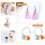 45 Pcs Charms Ours Gommeux Pendentif Résine 9 Couleurs pour Bijoux à Bricoler